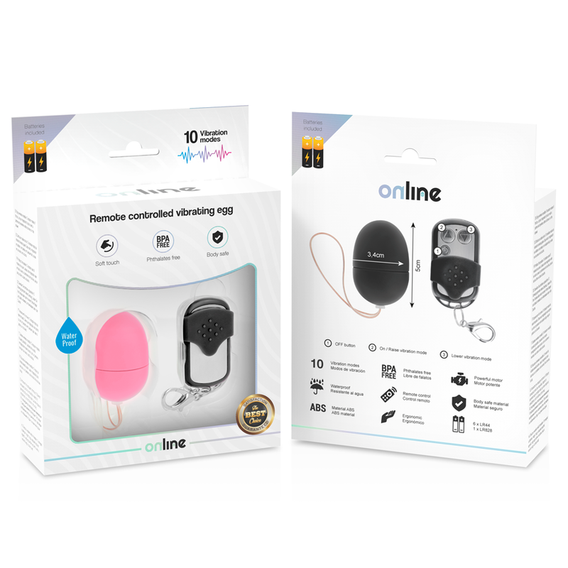 ONLINE - Vibrerende Egg Rosa