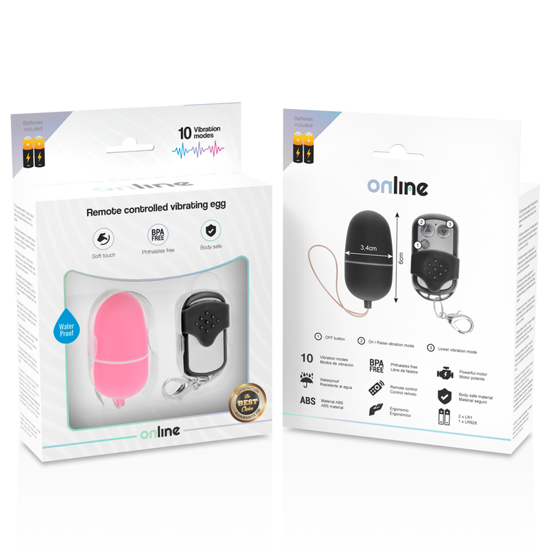ONLINE - Vibrerende Egg Rosa