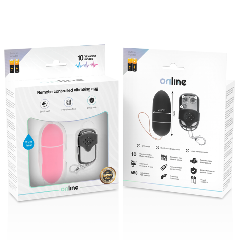 ONLINE - Vibrerende Egg Rosa