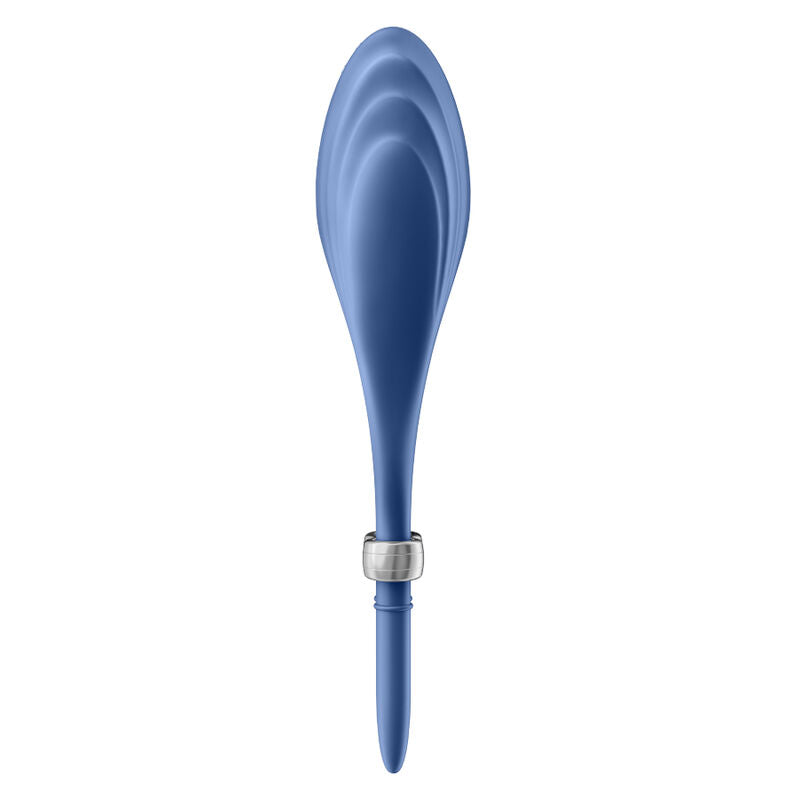 SATISFYER - Vibrerende Penisring Blå