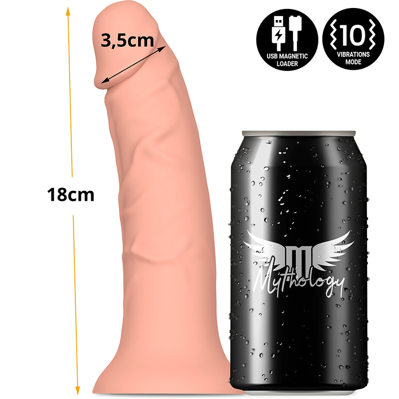 MYTHOLOGY - Asher Original Vibrerende realistisk dildo S