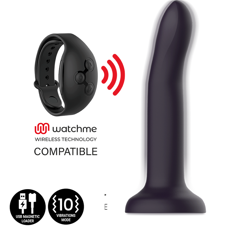 MYTHOLOGY - Duman Mystic Vibrerende dildo L (WatchMe-kompatibel) Fargeskiftende