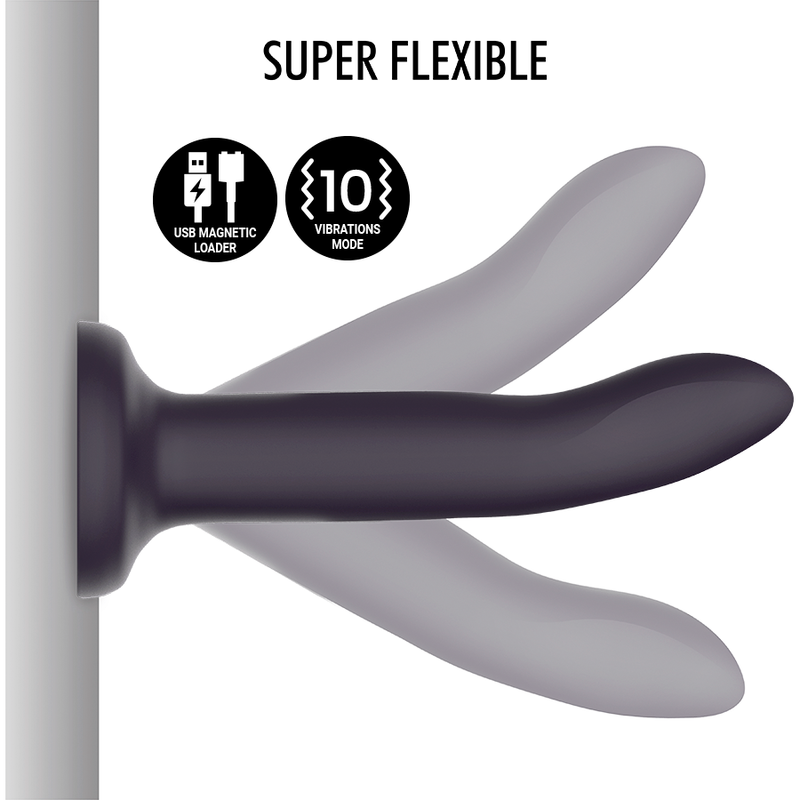 MYTHOLOGY - Duman Mystic Vibrerende dildo L (WatchMe-kompatibel) Fargeskiftende