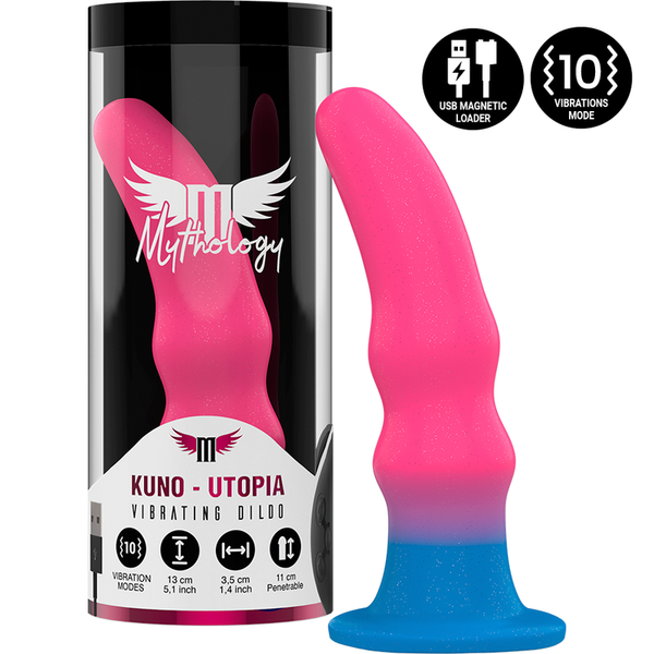 MYTHOLOGY - Kuno Utopia Vibrerende dildo S (WatchMe-kompatibel) Multifarge