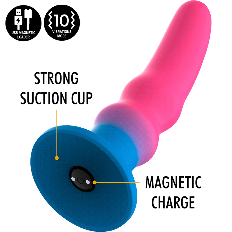 MYTHOLOGY - Kuno Utopia Vibrerende dildo S (WatchMe-kompatibel) Multifarge