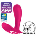 SATISFYER - Top Secret Bærbar vibrator med app