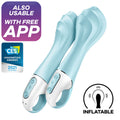 SATISFYER - Air Pump Vibrator 5+ Oppblåsbar G-punktsvibrator med App