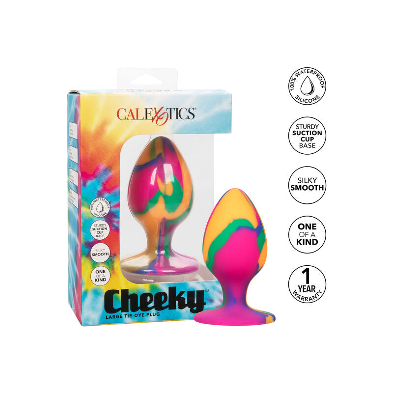 CALEXOTICS - Cheeky Analplugg Large Tie-Dye