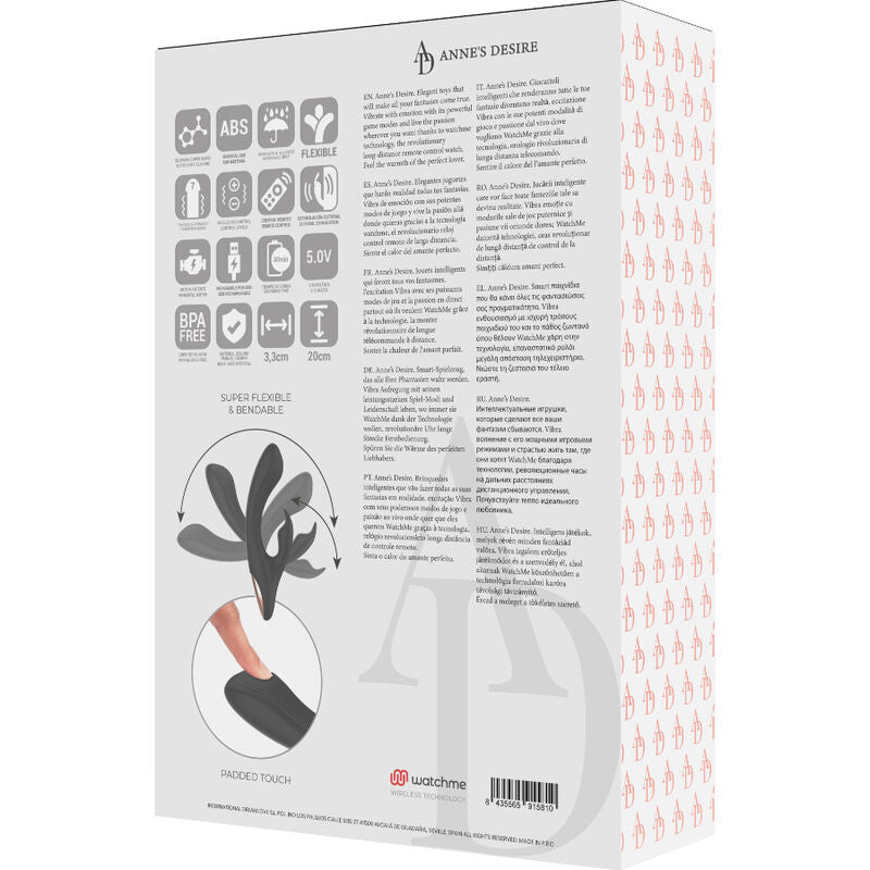 ANNE'S DESIRE - Rabbit Rabbitvibrator med WatchMe-fjernkontroll