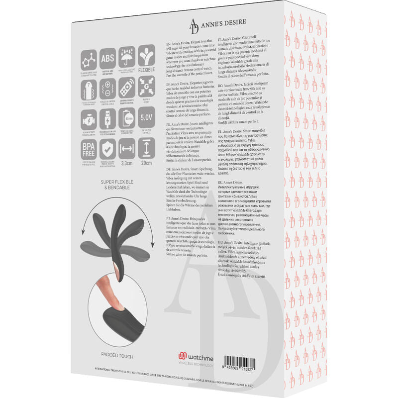 ANNE'S DESIRE - Curve G-punktsvibrator med WatchMe-fjernkontroll