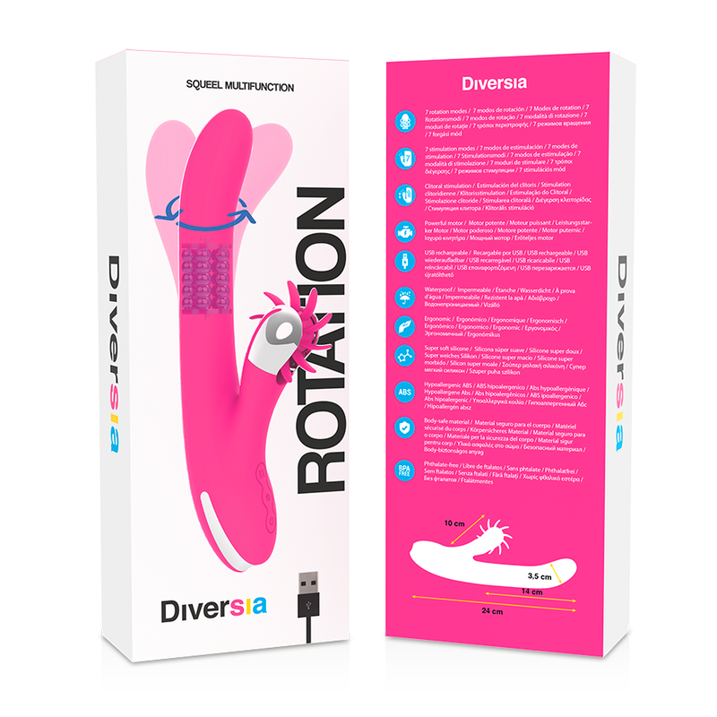 DIVERSIA - Bunny Rotation Rabbitvibrator 24 cm