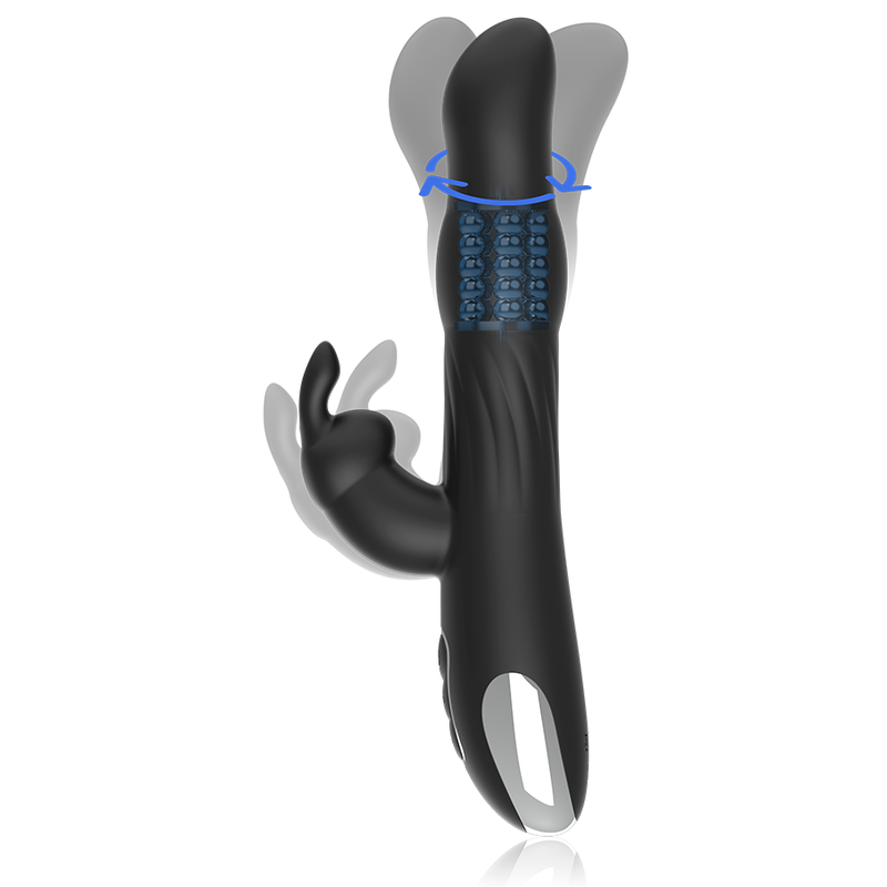 BRILLY GLAM - Moebius Rabbitvibrator & Rotator med WatchMe-fjernkontroll