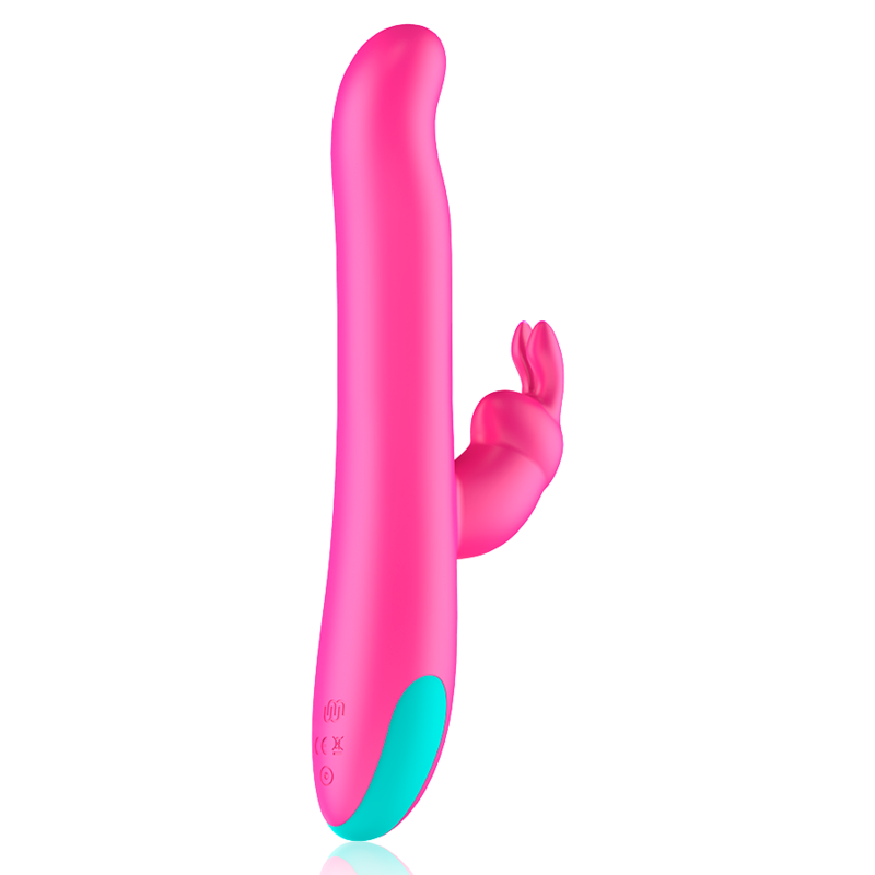 HAPPY LOKY - Pluto Rabbitvibrator & Rotator med WatchMe-fjernkontroll