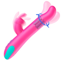 HAPPY LOKY - Pluto Rabbitvibrator & Rotator med WatchMe-fjernkontroll