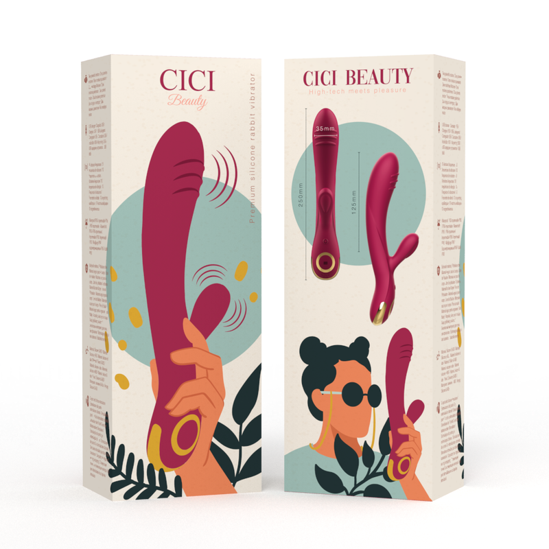 CICI BEAUTY - Premium Rabbitvibrator i silikon
