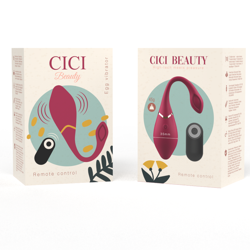 CICI BEAUTY - Vibrerende Egg med Fjernkontroll