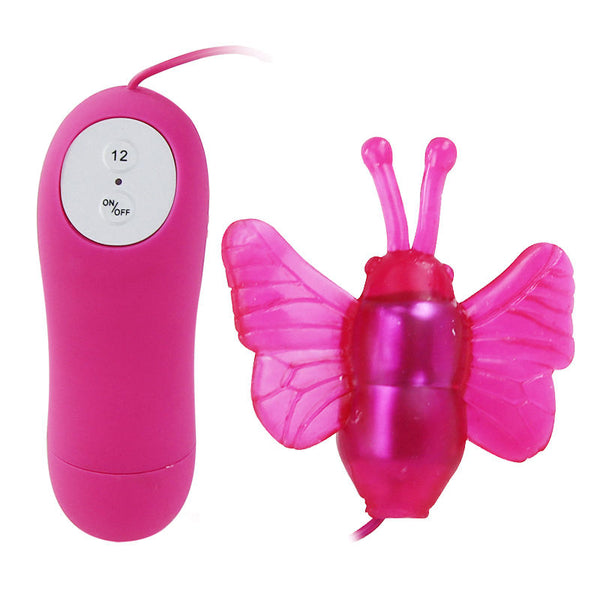 BAILE - Cute Secret Sommerfugl Vibrerende Stimulator 12 Hastigheter