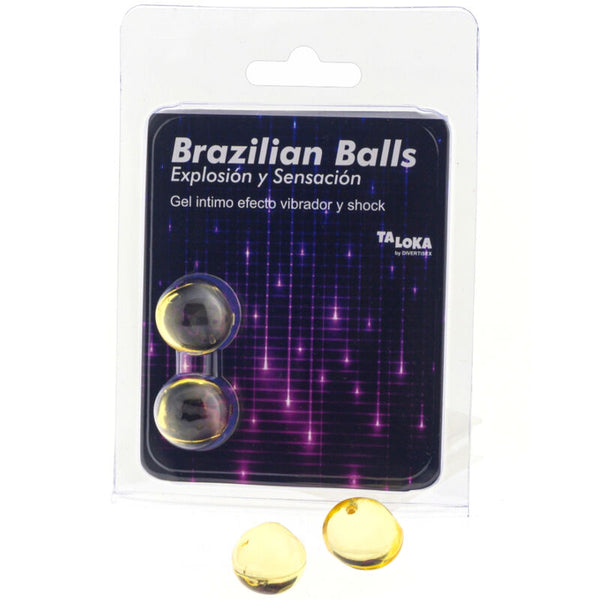 TALOKA - Brazilian Balls Massasjekuler Vibrerende & Støt-effekt 2-pakning