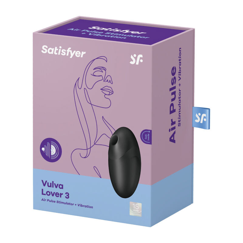 SATISFYER - Vulva Lover 3 Lufttrykk-stimulator & Vibrator