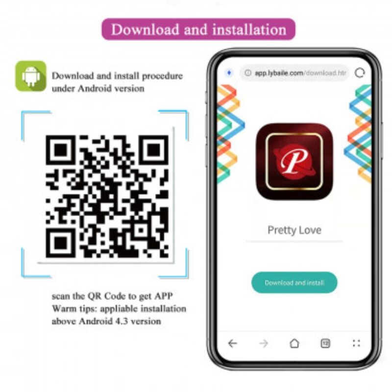 PRETTY LOVE - Catalina Massasjeapparat med gratis app