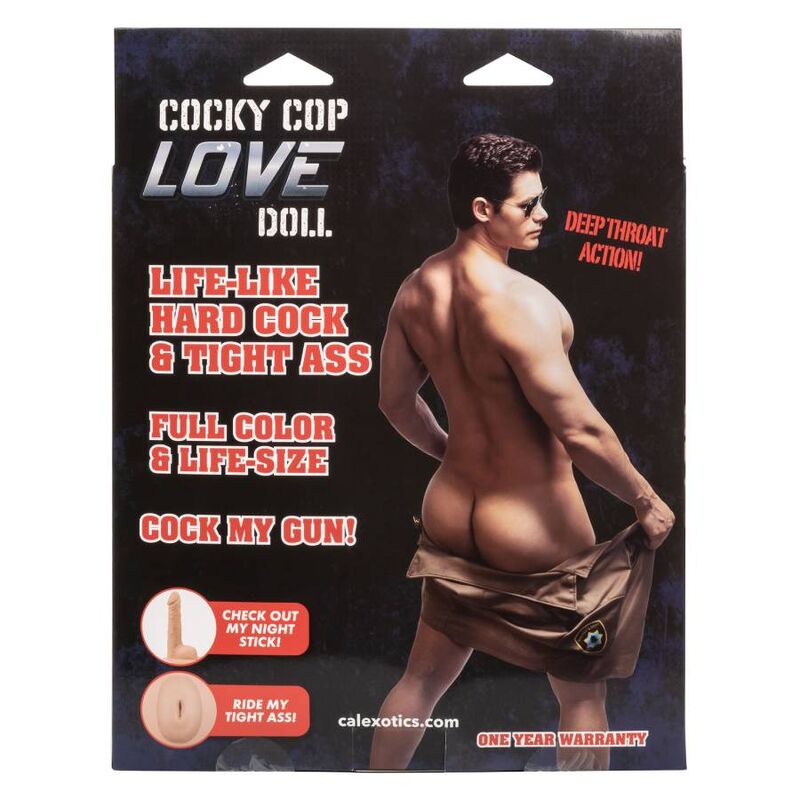 CALEXOTICS - Cocky Cop Oppblåsbar sexdukke