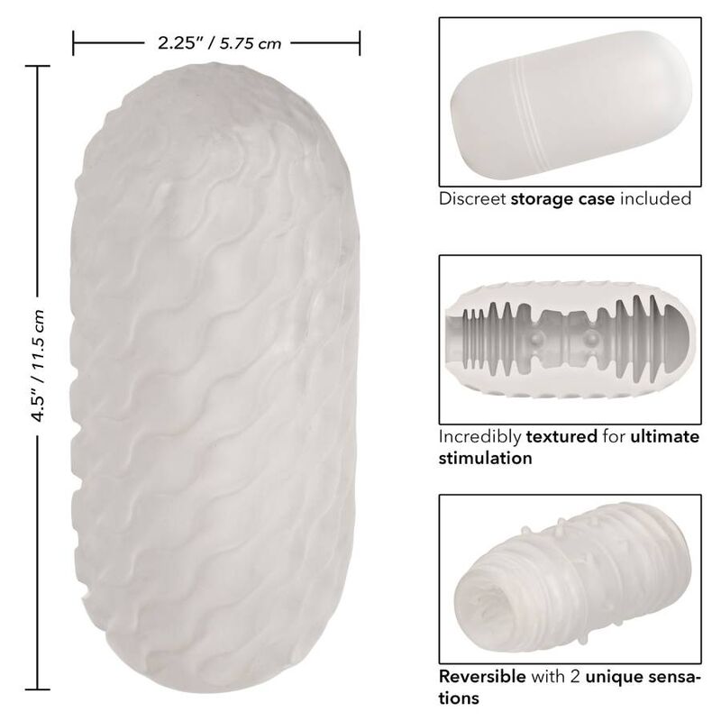 CALEXOTICS - Reversible Ribbed Stroker Masturbator