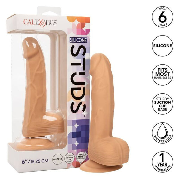 CALEXOTICS - Silicone Studs Realistisk dildo 15 cm