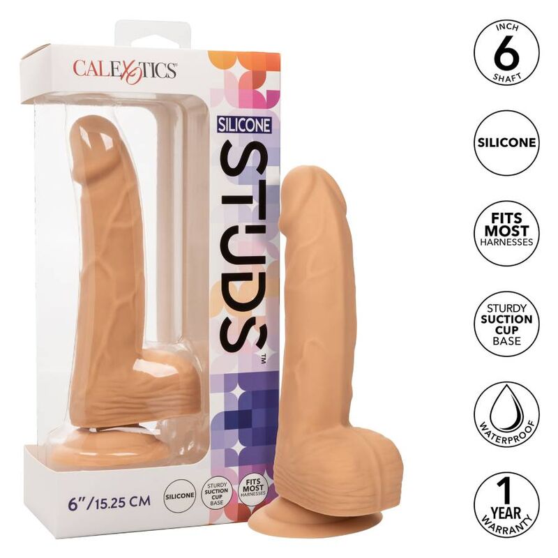 CALEXOTICS - Silicone Studs Realistisk dildo 15 cm