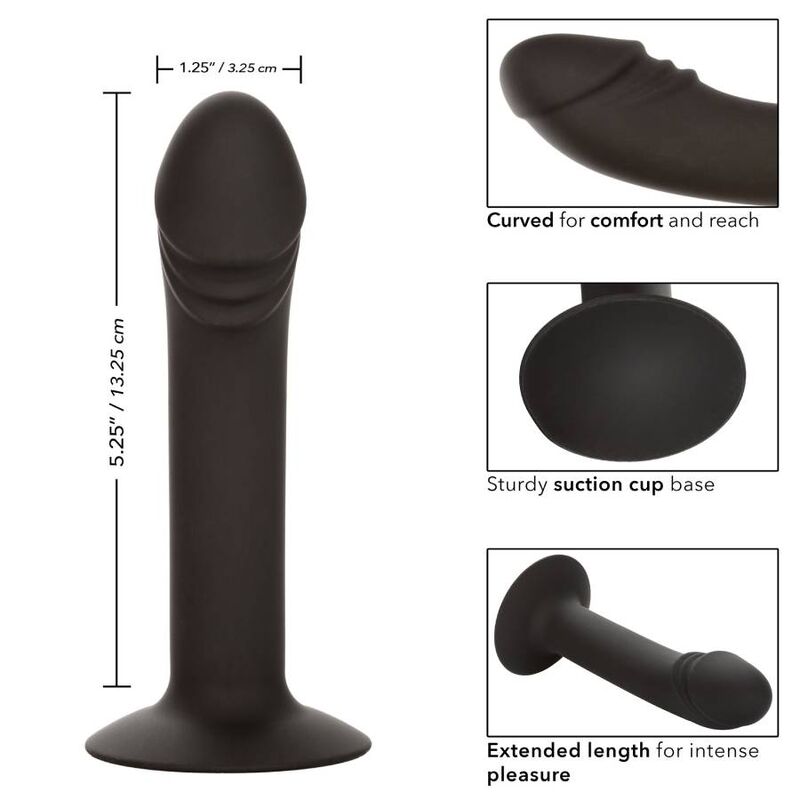 CALEXOTICS - Silicone Curved Anal Stud med Sugekopp