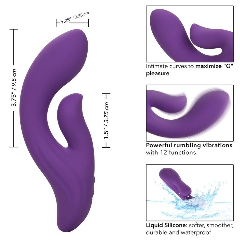 CALEXOTICS - Stella Dual Pleaser Rabbitvibrator