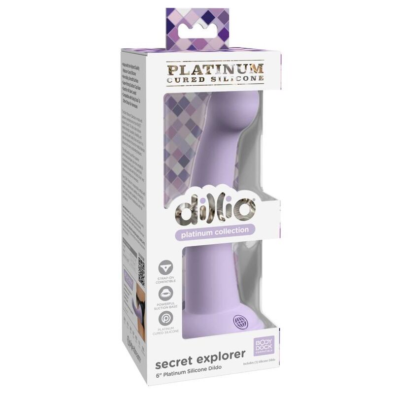 DILLIO - Secret Explorer Dildo med sugekopp 15 cm