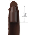 FANTASY X-TENSIONS - Pipedreams W Hul Strap-on Brun 17,78 cm