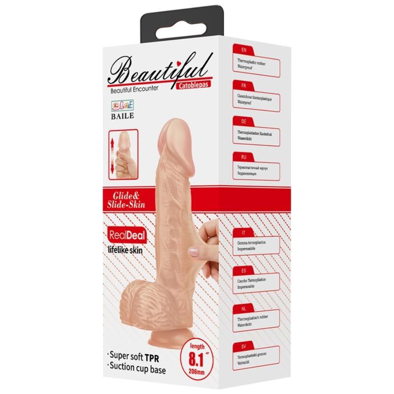 BAILE - Beautiful Encounter Catoblepas Realistisk Dildo Naturlig 20,6 cm