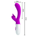 PRETTY LOVE - Moth Rabbitvibrator med slikkende tunge
