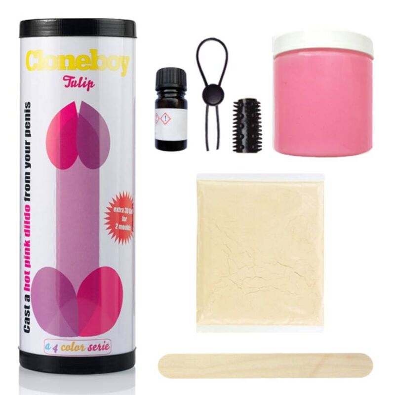 CLONEBOY - Tulip Lag din egen dildo Hot Pink