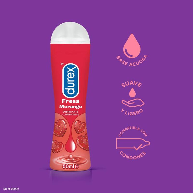 DUREX - Play Strawberry Glidegel med Jordbærsmak 50 ml