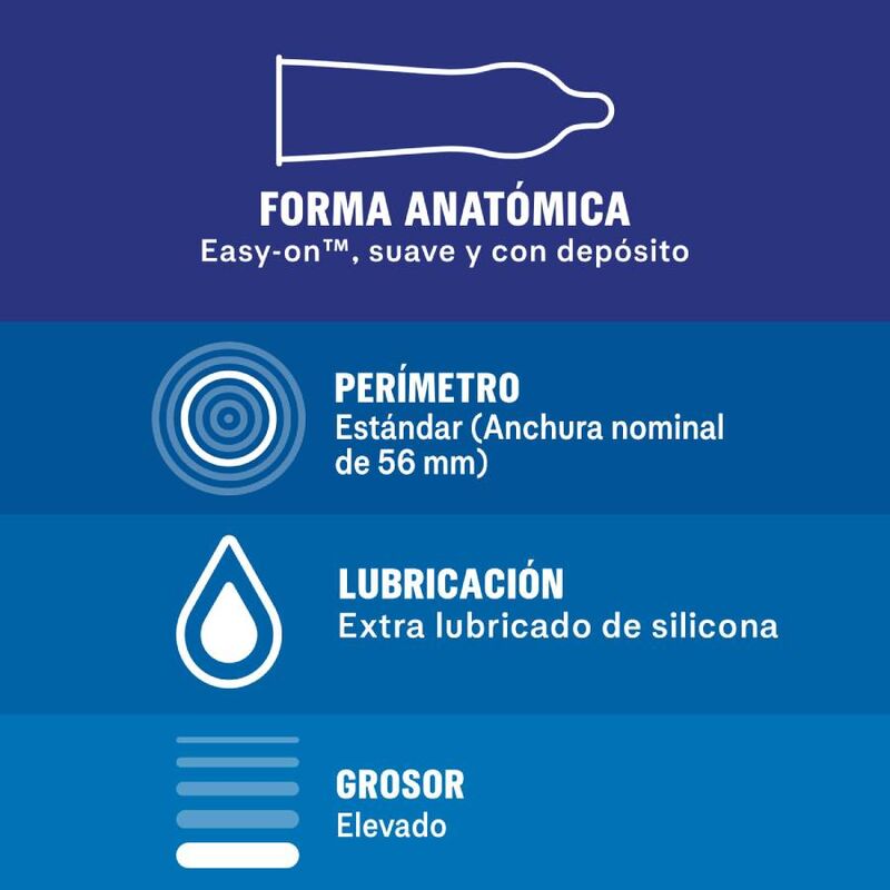 DUREX - Extra Seguro Tykke Kondomer 12 stk