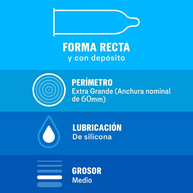 DUREX - Natural XL Store kondomer 12 stk