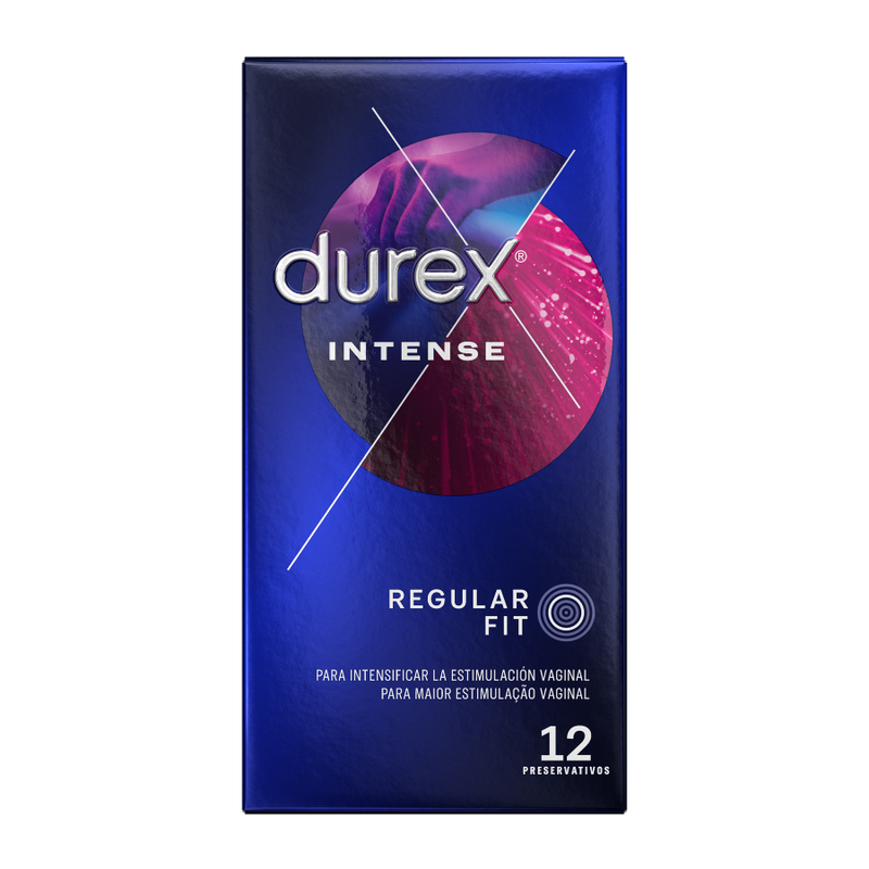 DUREX - Intense Orgasmic Kondomer med Riller & Knopper 12 stk