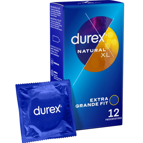 DUREX - Natural XL Store kondomer 12 stk