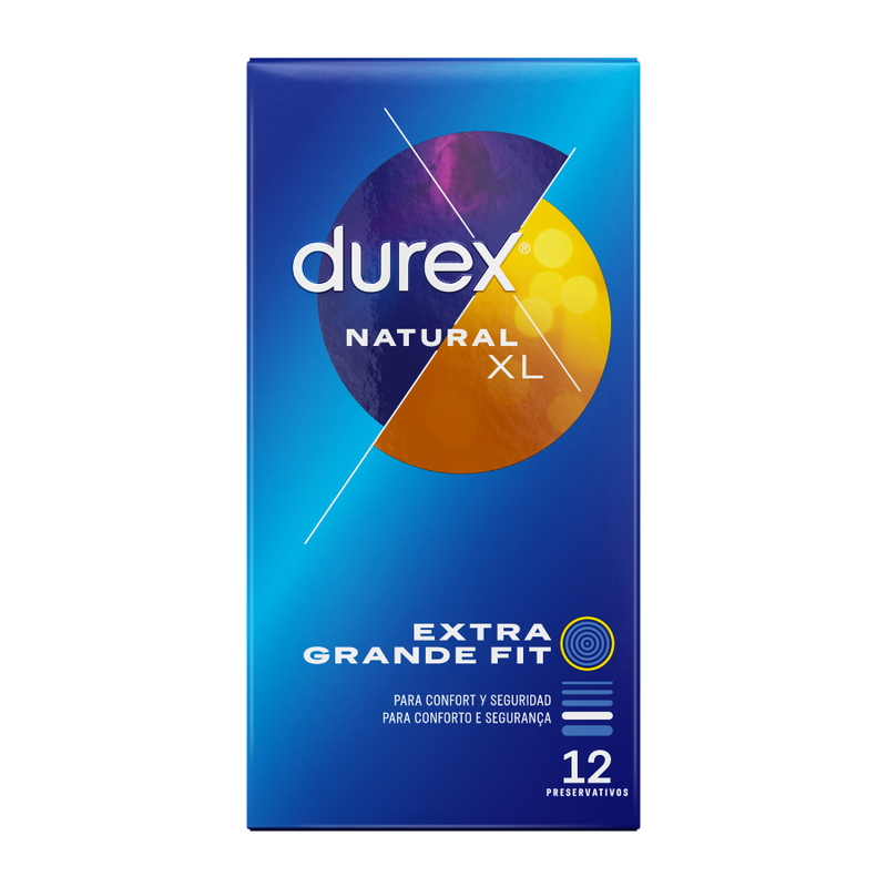 DUREX - Natural XL Store kondomer 12 stk