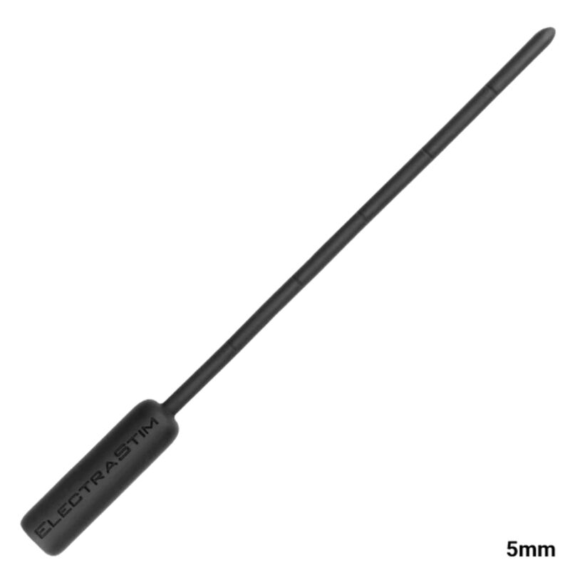 ELECTRASTIM - Silicone Noir Fleksibel elektro-urethral sound 5 mm