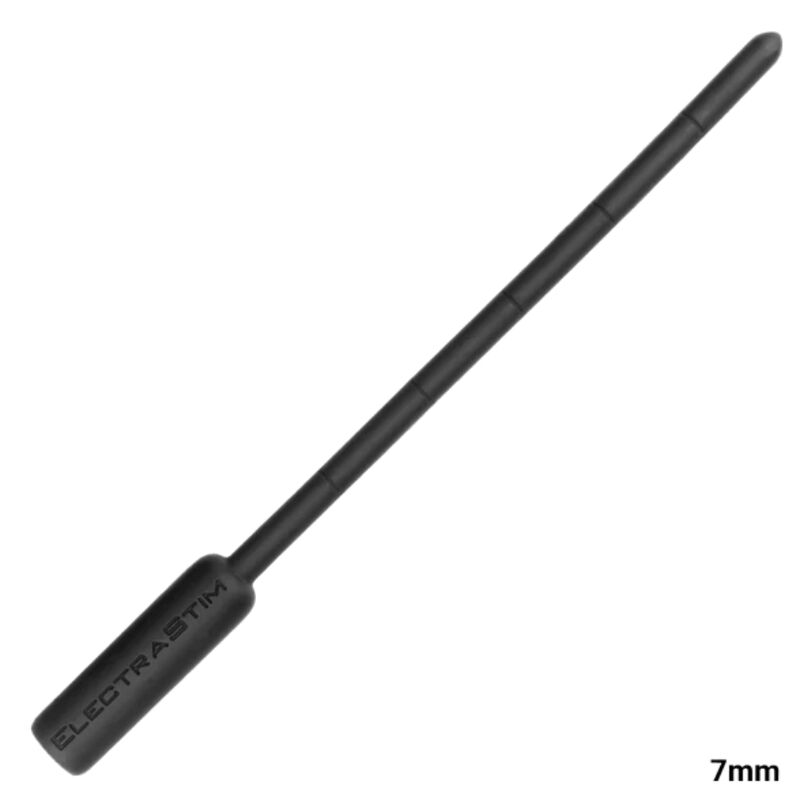 ELECTRASTIM - Silicone Noir Fleksibel elektro-urethral sound 7 mm