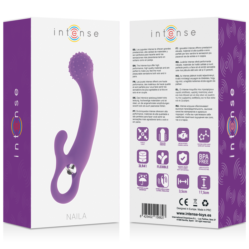 INTENSE - Naila Vibrator i silikon