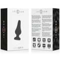 INTENSE - Analplugg Pipo S Sort Silikon 9,8 cm