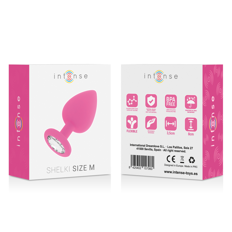 INTENSE - Shelki M Analplugg Fuchsia