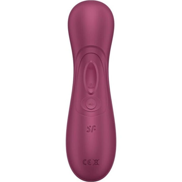 SATISFYER - Pro 2 Generation 3 Liquid Air Lufttrykksvibrator Vinrød