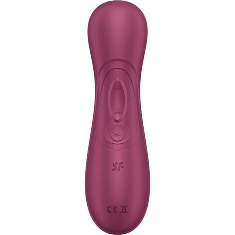 SATISFYER - Pro 2 Generation 3 Liquid Air Lufttrykksvibrator Vinrød