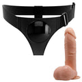 PRETTY LOVE - Universal strap-on med realistisk dildo 20 cm Naturlig