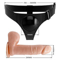 PRETTY LOVE - Universal strap-on med realistisk dildo 20 cm Naturlig